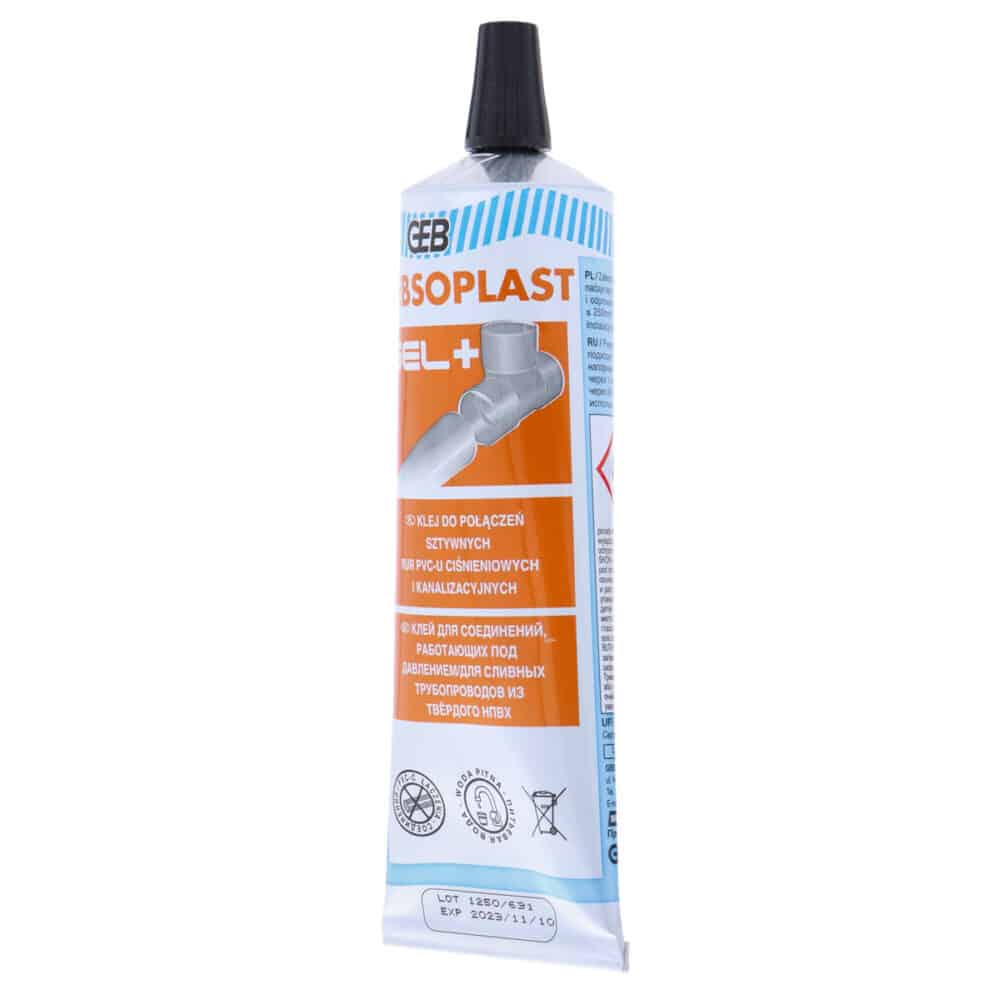 Klej do PCV tuba 125 ml GEBSOPLAST GEL PLUS