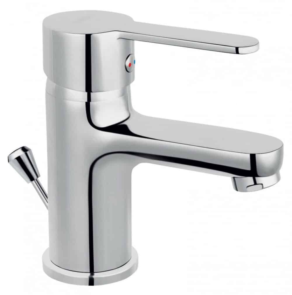 Bateria umywalkowa Savio stojąca, chrom - obrazek 2